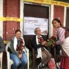 Tradition: Blumen für die BesucherInnen